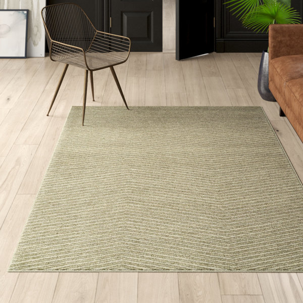 Mercury Row Mosby HandTufted Wool Green Area Rug & Reviews Wayfair